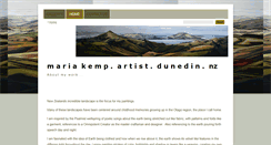Desktop Screenshot of mariakemp.co.nz